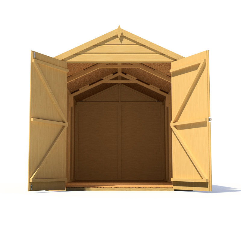 Warwick 6 ft. W x 12 ft. D Apex Shed
