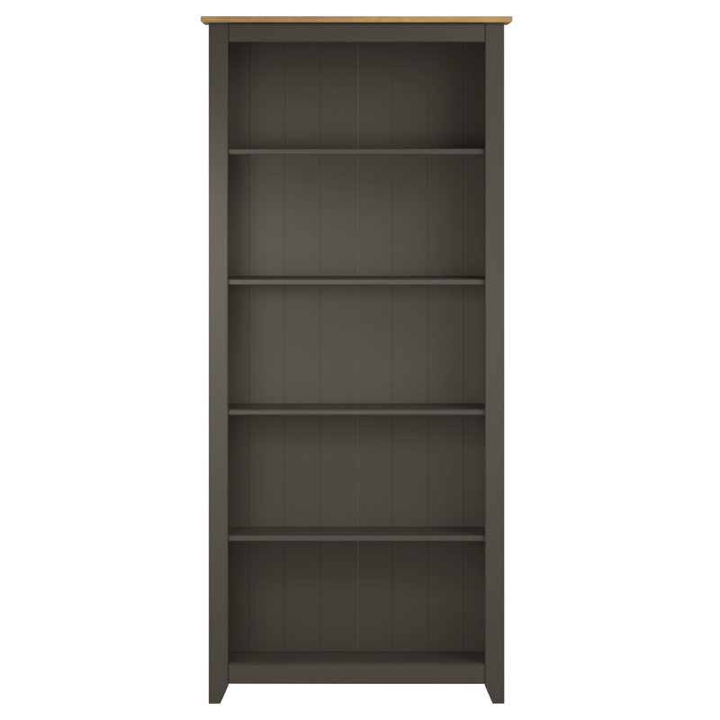Crowther 5 Shelf Tall Wide Bookcase
