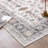 Nermine Chenille Mashine Washable Vintage Indoor Arae Rug with Non-Slip Backing for Bedroom Living Room Kitchen Entryway-1550029111