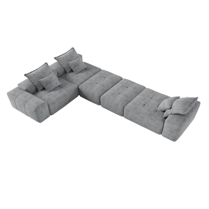 Canapé modulaire surdimensionné Modern, Gris