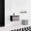 24'' Floating Wall-Mounted Bathroom Vanity With Ceramics Sink & Soft-Close Cabinet Door, KD-Package