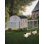 Poulailler en bois 106 po, blanc
