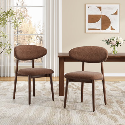 Upholstered Solid Wood Dining Chair