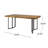 Portland Rectangular Outdoor Dining Table , 72'' in. W 35.5'' in. D