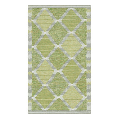Scandinavian Cotton Geometric Area Rug