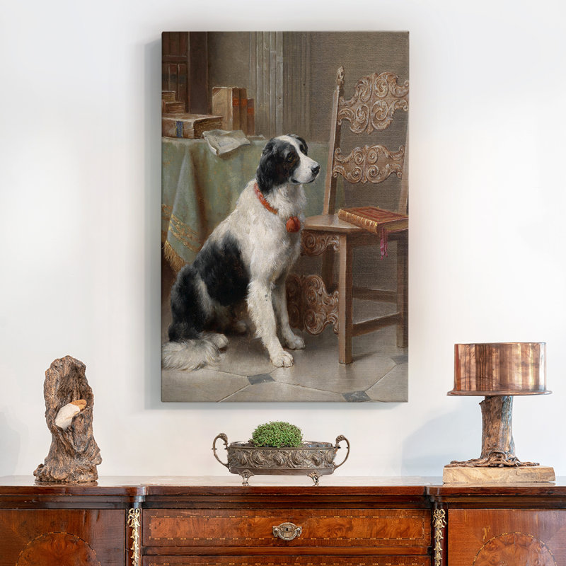 Vintage Animal Print LIX -Gallery Wrapped Canvas, 61" H x 41" W