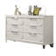 Panneaux embossés contemporains en acrylique avec commode et commode 1 pièce Contemporary