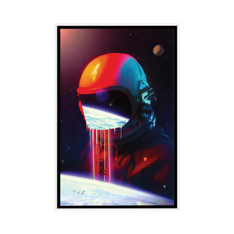 «Leak» par Nicebleed - imprimé, H 26 po x l 18 po x 1,5 po, Cadre blanc