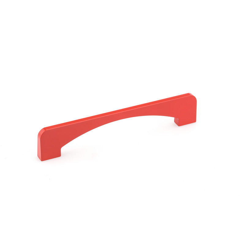 Poignée barre 6 5/16 po Contemporary, Rouge