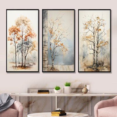 Doux tons neutres arbre chêne harmonie