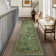 Botanical Flora Machine Washable Rug Low Pile Throw Carpet Non Slip Non Shedding Floor Cover Stain Resistant Folding Carpet For Home Decor