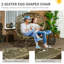 Trapeza Double Egg Chair with Stand-1287917272