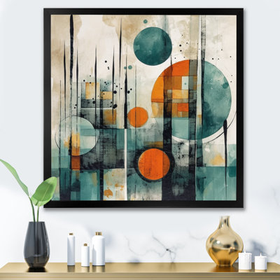 Wahpeton Geometric Serenity II On Canvas Print