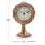 Horloge de table ronde texturée rustique-30690107