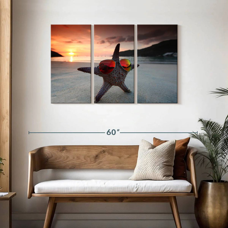 Cool Starfish, 28" H x 45" W