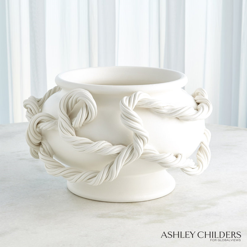Twisted Vine Bowl-White
