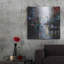 «St. «Catherine Street Rain» par Mark Lague, art mural en métal, 36 po x 36 po