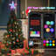 Décoration pour sommet de sapin de Noël, étoile de Noël lumineuse de 9 po avec 20 modes d'éclairage à DEL changeant de couleur alimenté par USB avec télécommande polyvalente pour décorations de Noël
