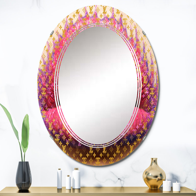 Racin Luscious Designer Lips I - Miroir mural Fashion Lips, 36 po x 24 po