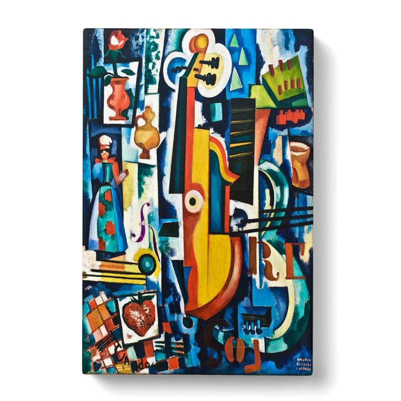 Composition Vol.1 by Amadeo De Souza-Cardoso - Wrapped Canvas, 50cm H x 35cm W x 3cm D
