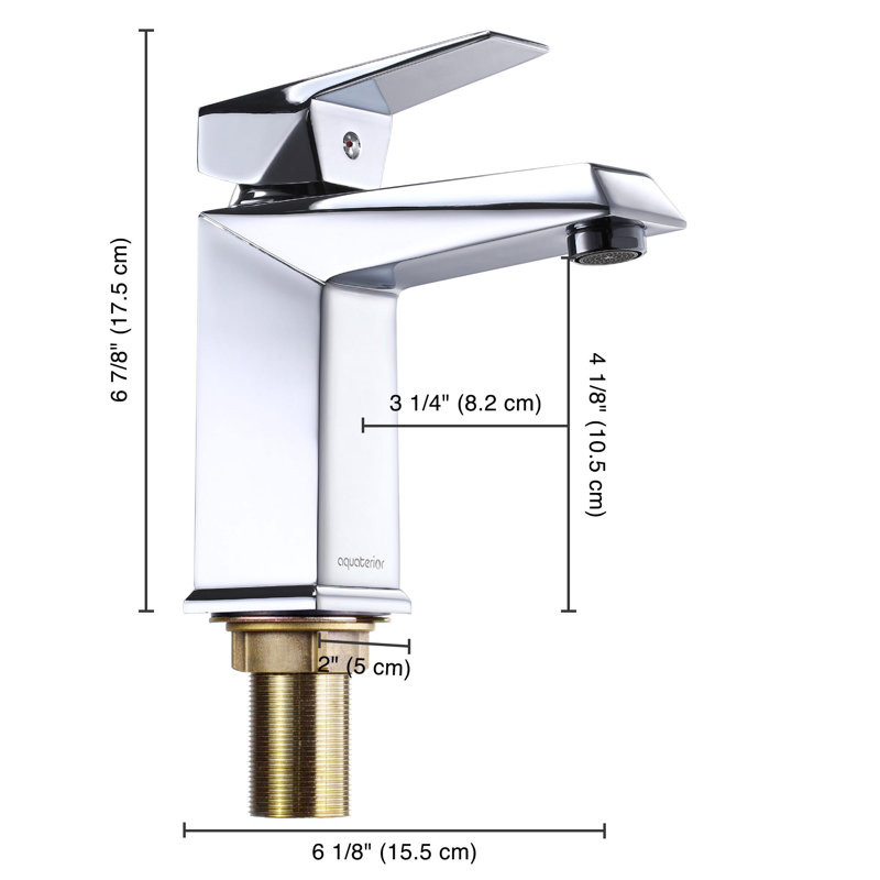 Single-handle Bathroom Faucet, Chrome