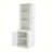 Modern Tall Freestanding Cabinet with Glass Door and Storage for Hallways, Livingroom