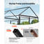 Cage à lapin 39,37 x 78,74 x 39,37 po, en cuivre noir avec ventilation