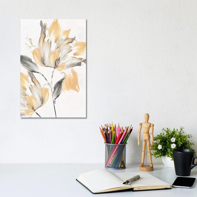 Igniting Love I - Painting on Canvas, Wrapped Canvas, 20.32 cm H x 30.48 cm W
