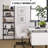Andrea Manufactured Wood Standard Bookcase with 5 Shelves-1929069933