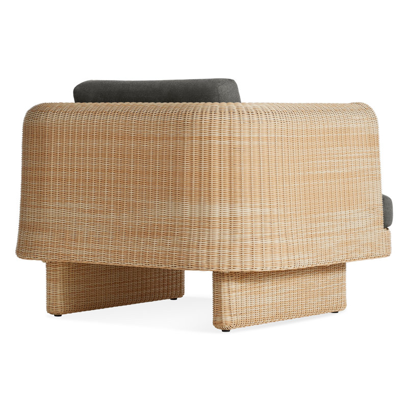 Loophole Outdoor Lounge Chair, Gray