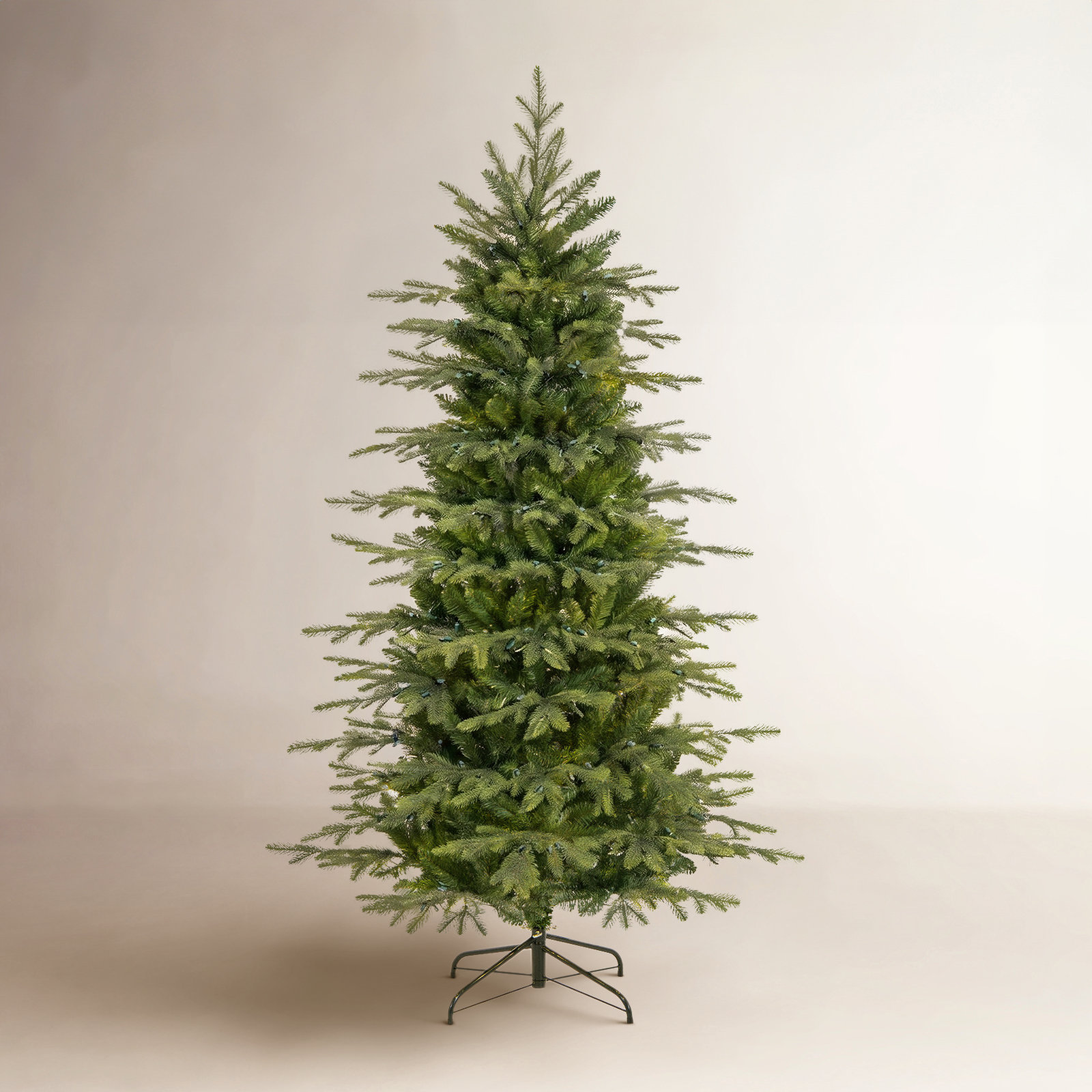 Courter Pre-Lit Pine Christmas Tree, 6'