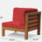OANA - 3-PIECE SOFA SET, RED