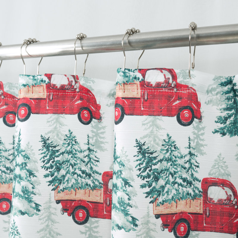 Jamele Geometric Shower Curtain