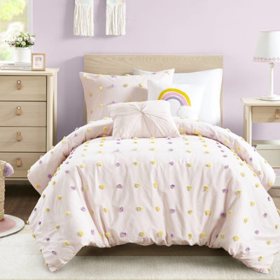 Édredon simple / simple en coton TG, rose, coussins décoratifs rembourrés, - facile d'entretien pour TG, avec rembourrage, nettoyage anti-stress