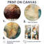 Art mural sur toile traditionnel vert et orange Boho Pottery I-551270349-551270350-551270345