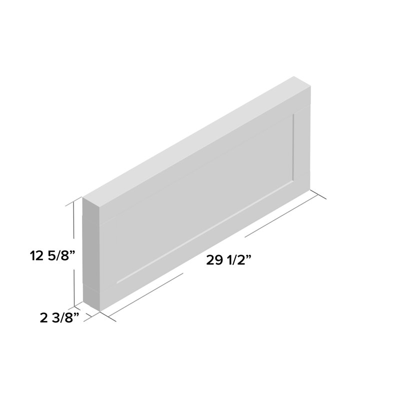 Ashwood Rectangular Wall Mirror with Distressed Woodgrain Frame, Ashwood