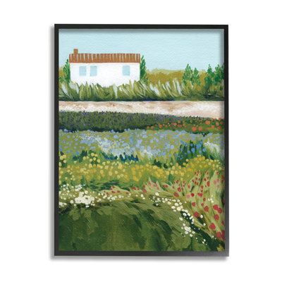 Rural Cottage Wildflowers Blooming by Grace Popp - Painting -  Stupell Industries, at-500_fr_11x14