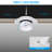 2'' Selectable Color Temperature Dimmable Air-Tight IC Rated Standard Recessed Lighting Kit