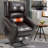 Power Lift Recliner Chair Heat Massage Dual Motor Infinite Position Up To 350 Lbs, Faux Leather, Heavy Duty Motion Mechanism With Usb Ports-885244055