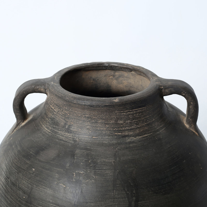 Brenette Clay Table Vase, 13.8" H x 9" W x 9" D