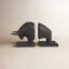 Oakfield Metal Bookends