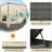 Wicker Bed Daybed With Canopy, Lounge Chairs With Adjustable Seats