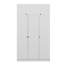 Wesa Stylish White Wardrobe with Numerous Shelves, 53.1 x 82.7 x 20.5 inches | 100% Melamine Coated Particle Board, Thickness: 0.7 inches | Wall-Mountable Design, Perfect for Organizing Your Modern Bedroom-108053775