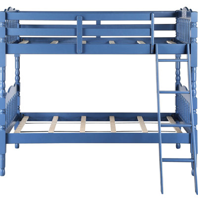Lit superposé simple bleu au-dessus de lits superposés - Choix de styles polyvalents