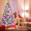 Lighted Artificial Pine Christmas Tree-1652793426