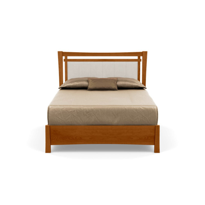 Monterey Upholstered Bed, Full, Onyx, Autumn Cherry