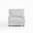 Ermia Modern Upholstered Faux Fur Arm Accent Chair with Pillow-111687806