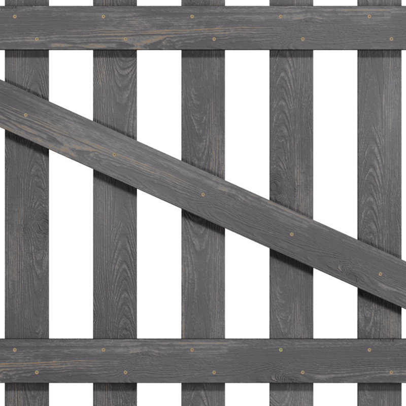 120 cm W Solid Wood Gate Fencing, 90cmH x 120cmW x 3cmD