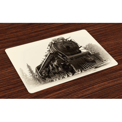 Seamus Steam Engine Train Art Placemat
