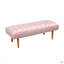 Repose-pieds capitonné en velours Accent Channel-369859760